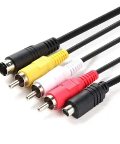 10-Pin Male to RCA S-Video Audio Video Cable