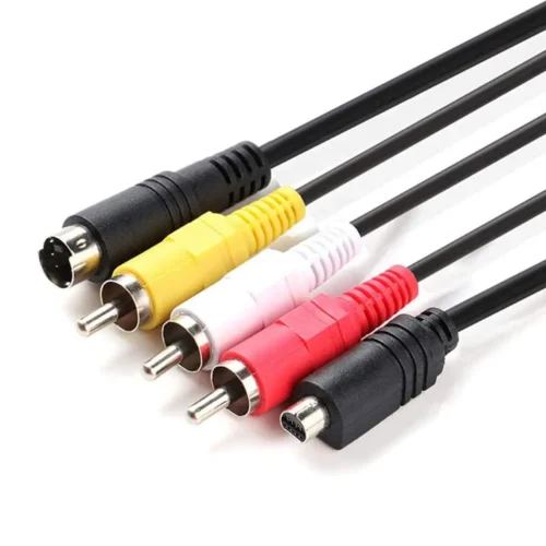 10-Pin Male to RCA S-Video Audio Video Cable