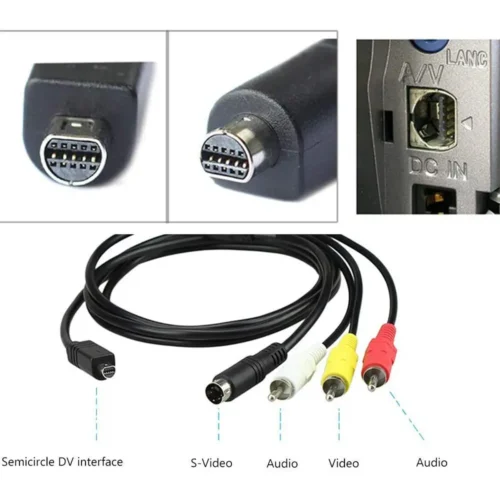 10-Pin Male to RCA S-Video Audio Video Cable - Image 5