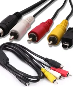 Alternative view of 10-Pin Male to RCA S-Video Audio Video Cable