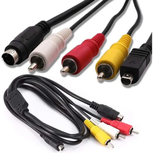 10-Pin Male to RCA S-Video Audio Video Cable - Image 2