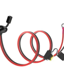 10AWG SAE Power Socket Sidewall Port to O Ring Connecters Extension Cord Cable