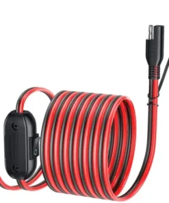 12V Cigarette Lighter Plug to SAE Quick Release Adapter Extension Charging Cable