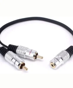Alternative view of 3.5mm Female To Dual Male RCA Stereo Jack Audio Adapter Cable