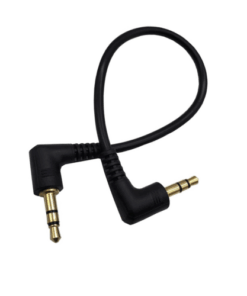 3.5mm Stereo Audio Gold Plated 90 Degree Right & Left Angled Aux Male to Male Stereo Audio Cable