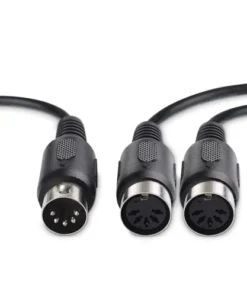 Alternative view of 5-PIN DIN MIDI Male to 2 Female Splitter Cable