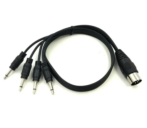 5 Pin DIN Plug Male to 3.5mm Male Auxiliary Adapter Cable