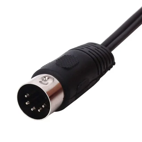 5 Pin DIN Plug Male to 3.5mm Male Auxiliary Adapter Cable - Image 2