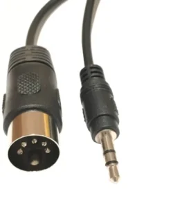 Alternative view of 5 Pin Din Plug to 3.5mm Stereo Jack Plug Audio Cable 1.5m