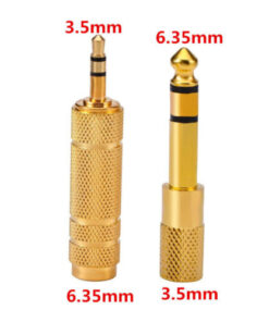 Alternative view of 6.35mm (1/4 Inch) Male to 3.5mm (1/8 Inch) Female Stereo Audio Jack Adapter