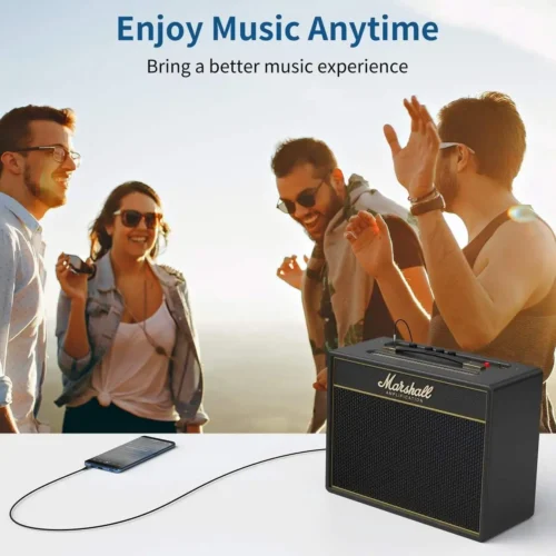 6.35mm 1/4 Male to 3.5mm 1/8 Female Stereo Headphone Adapter Audio Jack Plug - Image 3