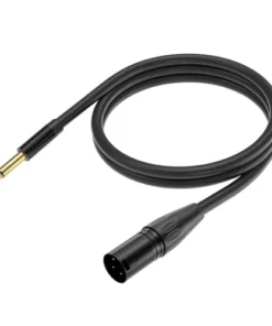 6.35mm to XLR Male Cable, 1/4 Inch TS to 3 Pin Male Microphone Cable