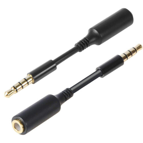 3.5 mm Auxiliary Cable -Male to Female Extender Audio Auxiliary Jack Adapter Wire Cord 0.1M