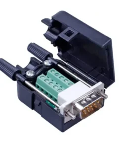 DB9 Solderless RS232 D-SUB Serial to 9-pin Port Terminal Male Adapter Connector