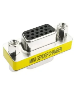 HD15 VGA SVGA Adapter Mini 15 Pin Convert M/F Serial Male to Female Cable Gender Changer Coupler Adapter