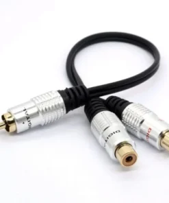 RCA Y Splitter Cable, 1 RCA Male to 2 RCA Female