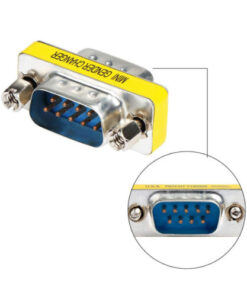 Alternative view of RS232 Serial DB9 Connector Male to Female Cable Gender Changer Coupler Adapter