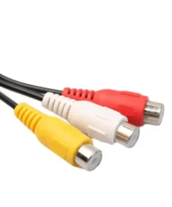 Alternative view of 4 pin S-Video Male to 3 RCA AV Female Cable