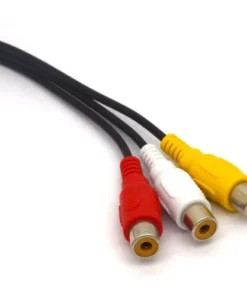 Alternative view of USB to 3 RCA Cable, USB Male to 3 RCA Female Jack Splitter Audio Cable