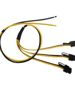 1 to 3 Power Supply Cable 6+2 Pin Adapter 8Pin (6+2)pin Graphics Video Card GPU Power Supply Cable 12AWG+16AWG