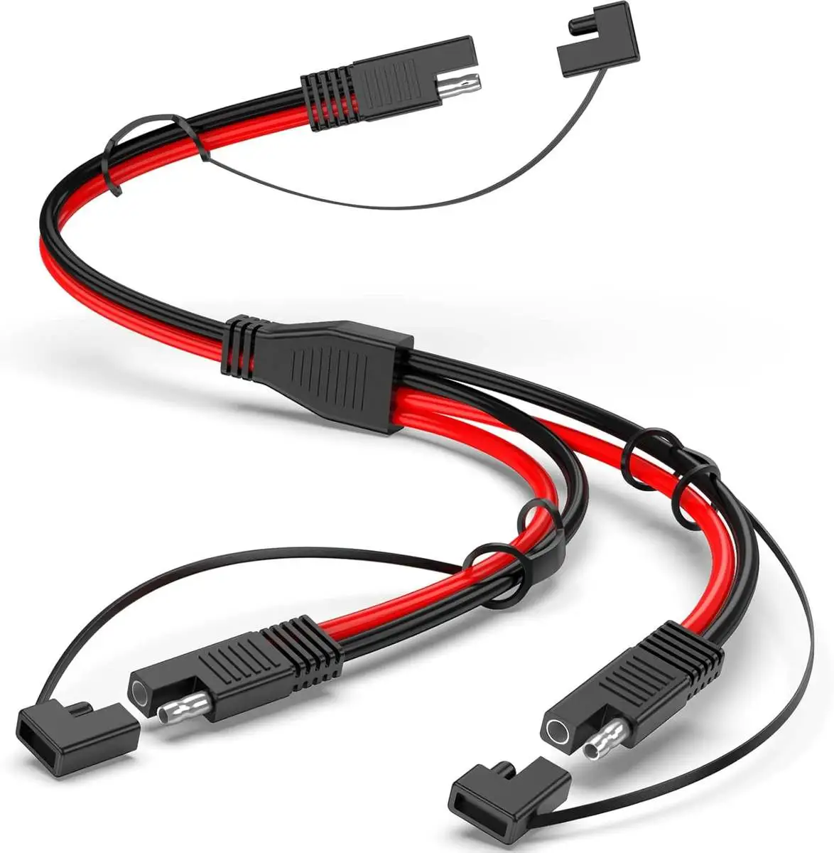 10AWG Y Splitter SAE 1 to 2 Extension Cable