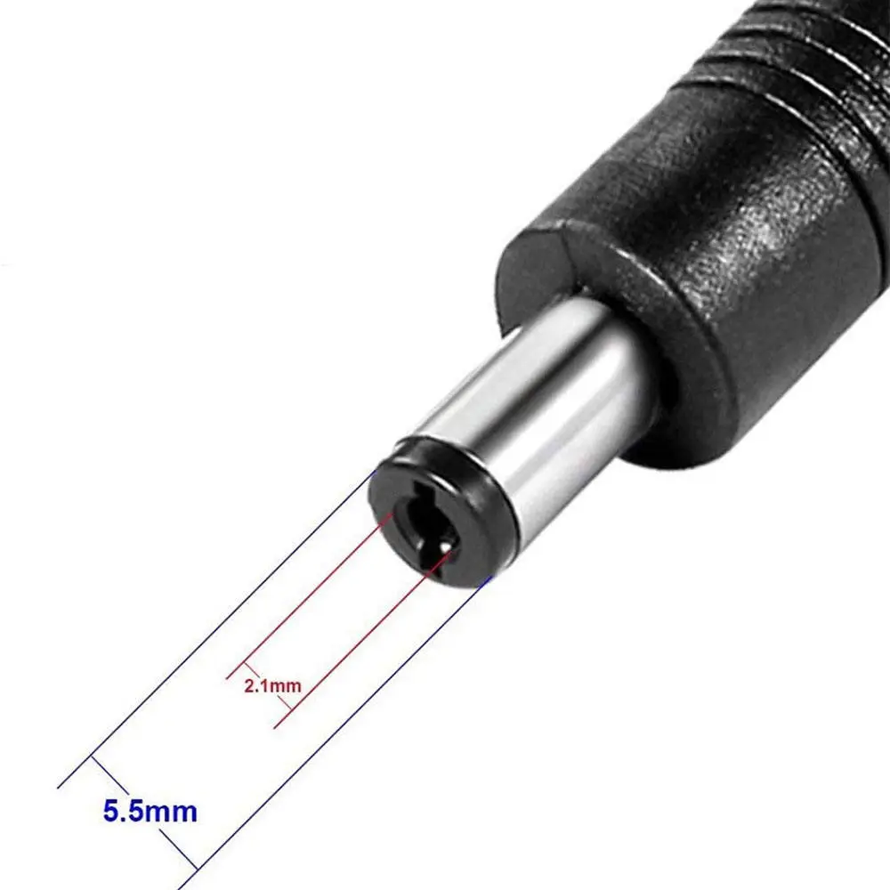 12V Direct Current DC5.5mm X 2.1mm Male to Female Power Extension Adapter Cable - Image 5