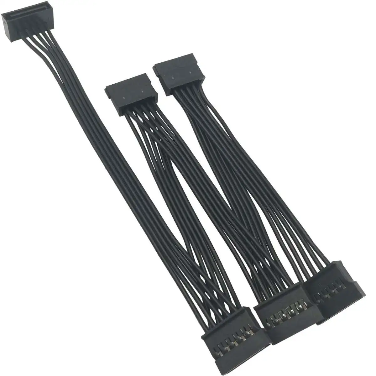 15 Pin Serial ATA Power Extension Hard Drive Cable 1 Male to 5 Female Splitter Adapter