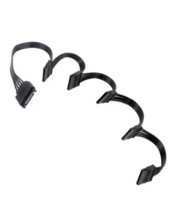15Pin SATA Male to 5 SATA Female Power Extension Hard Drive Cable