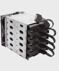 Alternative view of 15Pin SATA Male to 5 SATA Female Power Extension Hard Drive Cable