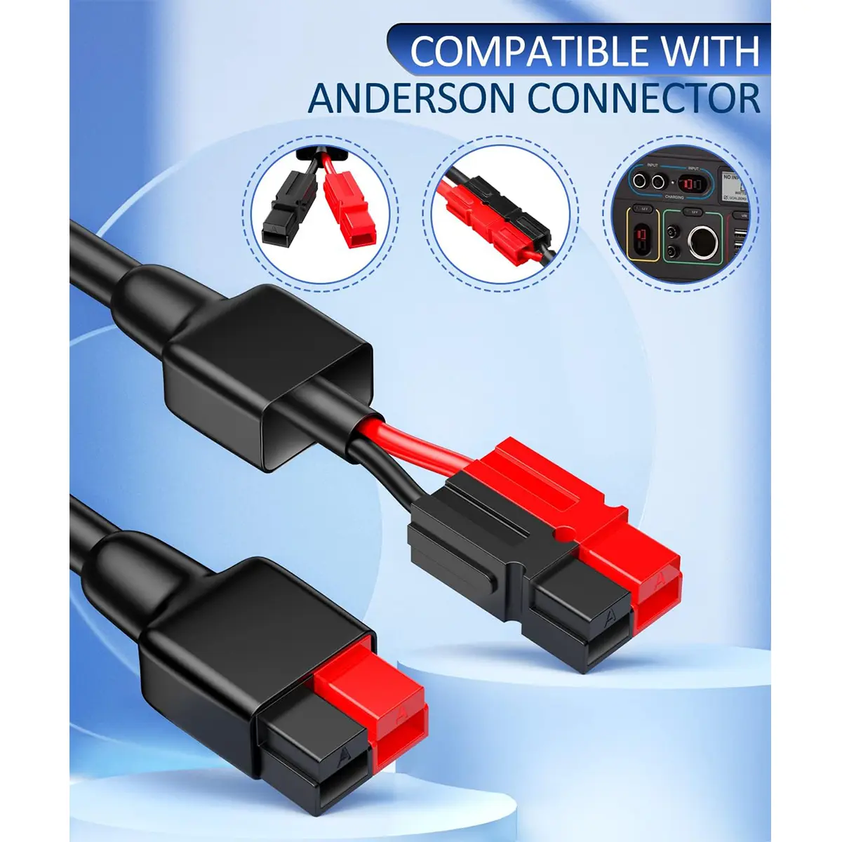 2-in-1 Solar Panel Connector Extension Cable - Image 4