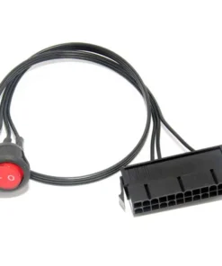 24-Pin Female ATX PSU Power Supply Starter On/Off Switch Jumper Bridge