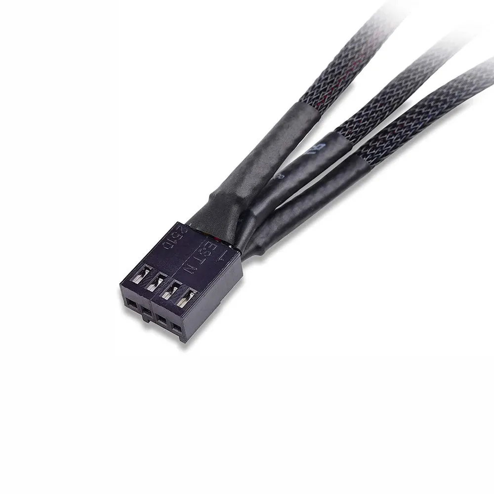 4 Pin 1 to 3 Way PWM Fan Splitter Cable - Image 3
