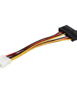 4 Pin IDE Molex to 2 Serial ATA Serial ATA Y Splitter Hard Drive Power Cable