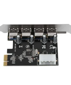4 Ports PCI-E to USB 3.0 Hub PCI Express Expansion Card Adapter 5Gbps for Motherboard