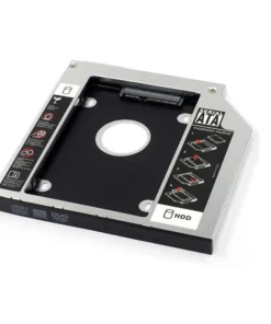 Aluminum 9.5mm SATA3 SSD Hard Drive Adapter CDDVD-ROM Optical Bay Laptop Second HDD Caddy Tray