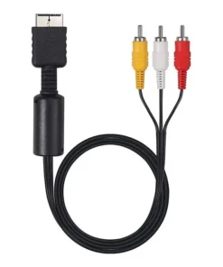 Audio Video RCA AV Cable Compatible for Playstation 1 2 3