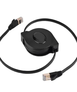 CAT 7 Ethernet Cable, Retractable CAT7 RJ45 600MHz Patch Shielded LAN Network Cable