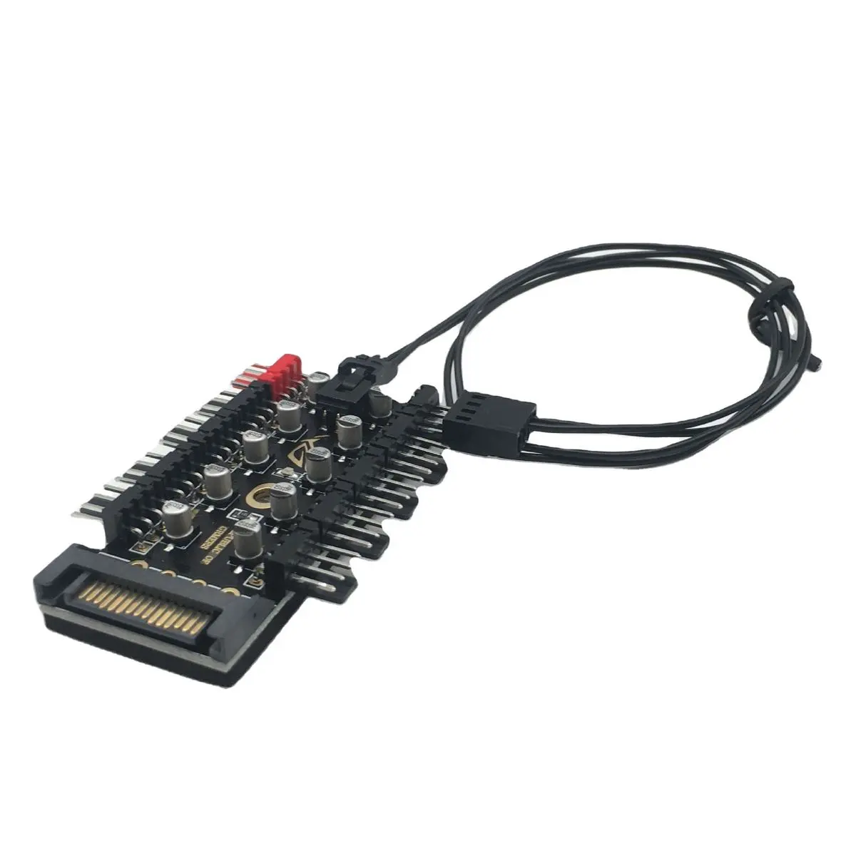 Computer Fan Speed Controller Chassis Fan Hub Pwm10way