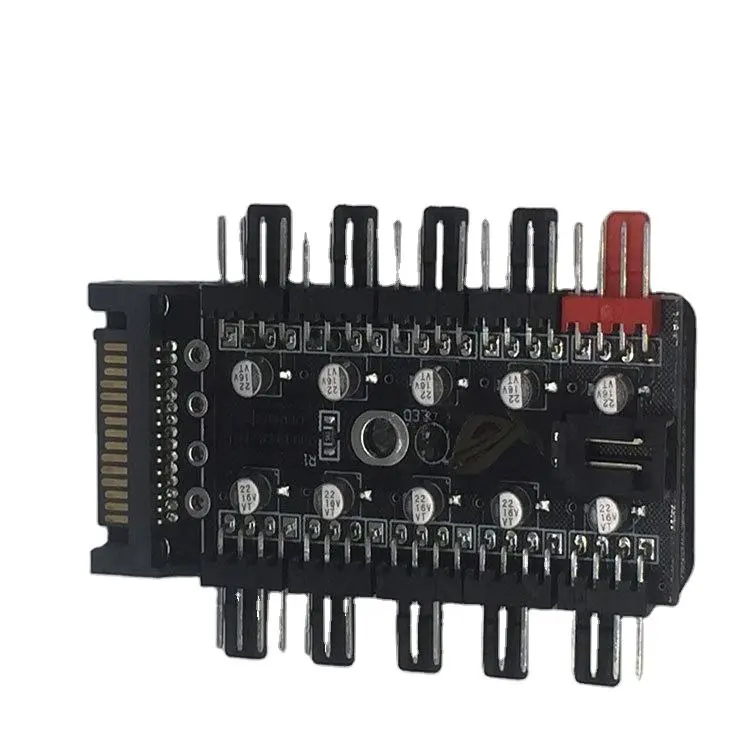 Computer Fan Speed Controller Chassis Fan Hub Pwm10way - Image 2