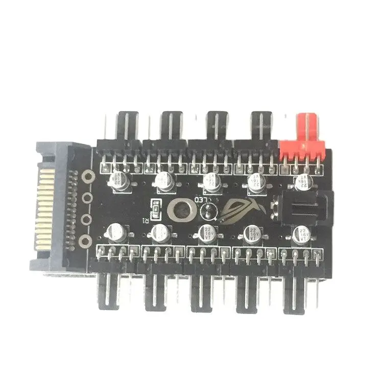 Computer Fan Speed Controller Chassis Fan Hub Pwm10way - Image 3