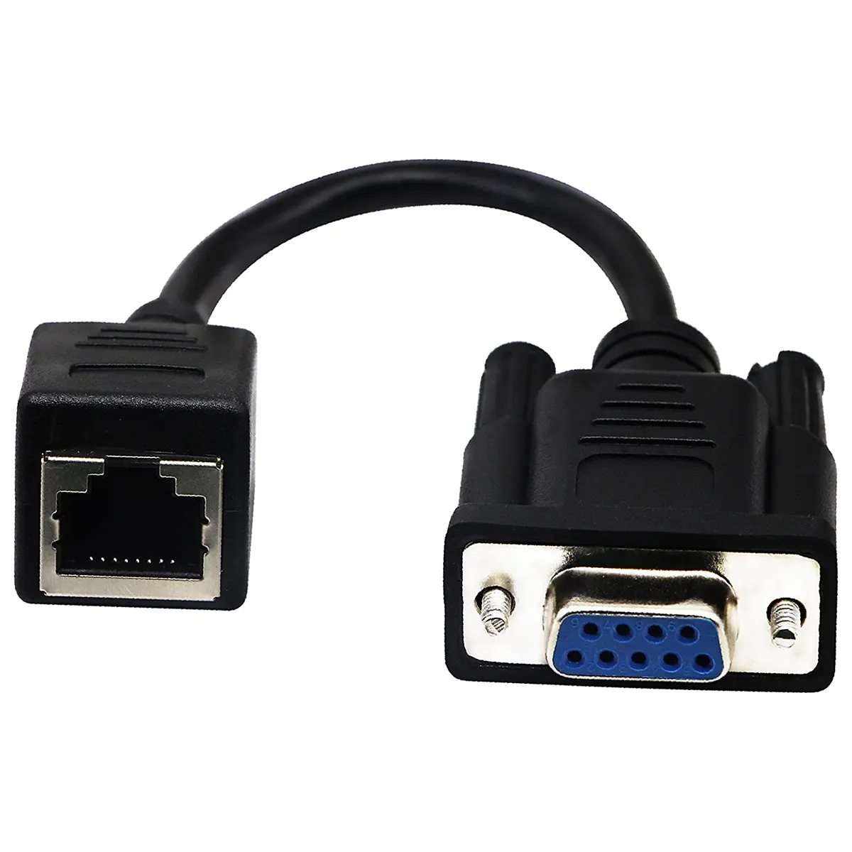 DB9 9-Pin Serial Port Female to RJ45 Cable