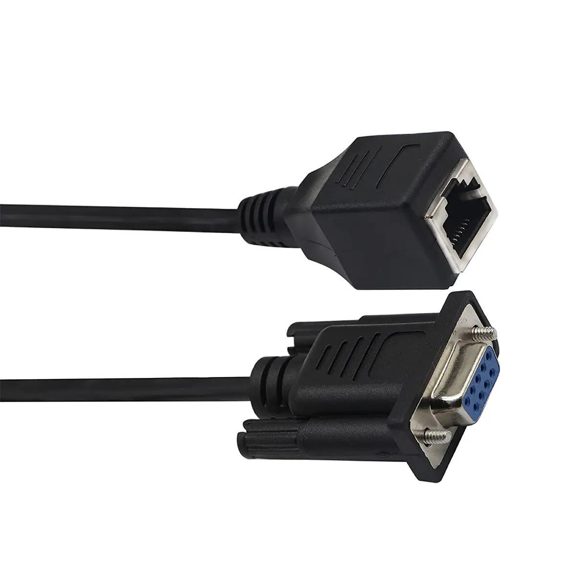 DB9 9-Pin Serial Port Female to RJ45 Cable - Image 3