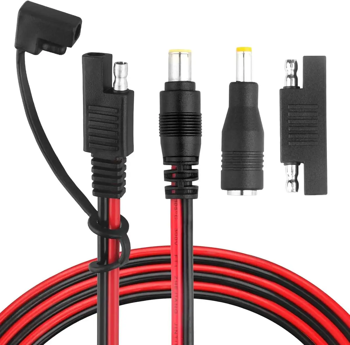 DC 8mm Male to SAE Connector Adapter 14AWG Cable Wire