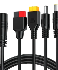 DC 8mm to 4X Adapter Connector Solar Charge Cable