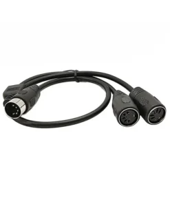 DIN 5-Pin Splitter Y Adapter MIDI Cable