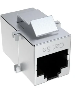 FTP Shielded Modular Cat5e Punch Down Network Cat 5e Amp Keystone Jack 180 Degree