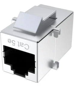 Alternative view of FTP Shielded Modular Cat5e Punch Down Network Cat 5e Amp Keystone Jack 180 Degree