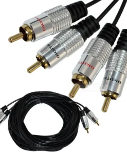 Gold Plated 2RCA to 2RCA Component Audio Cable