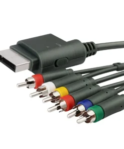 HD HDTV Video RCA Stereo AV Component Cable Cord for Microsoft Xbox 360, Xbox 360 Slim