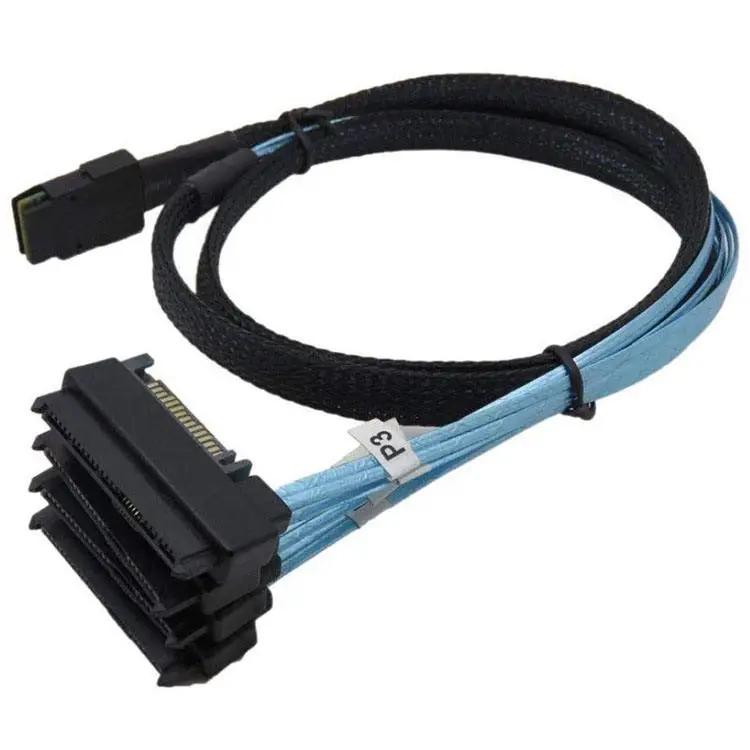 Mini SAS SFF-8087 to SFF-8482 Sata Power SATA Hard Drive Cable - Image 2